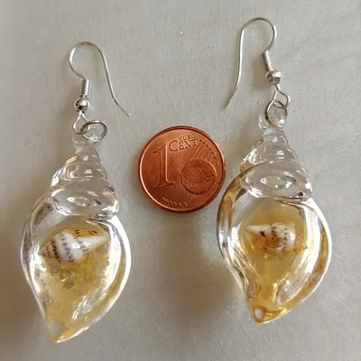 Boucles d'oreilles coquillage 